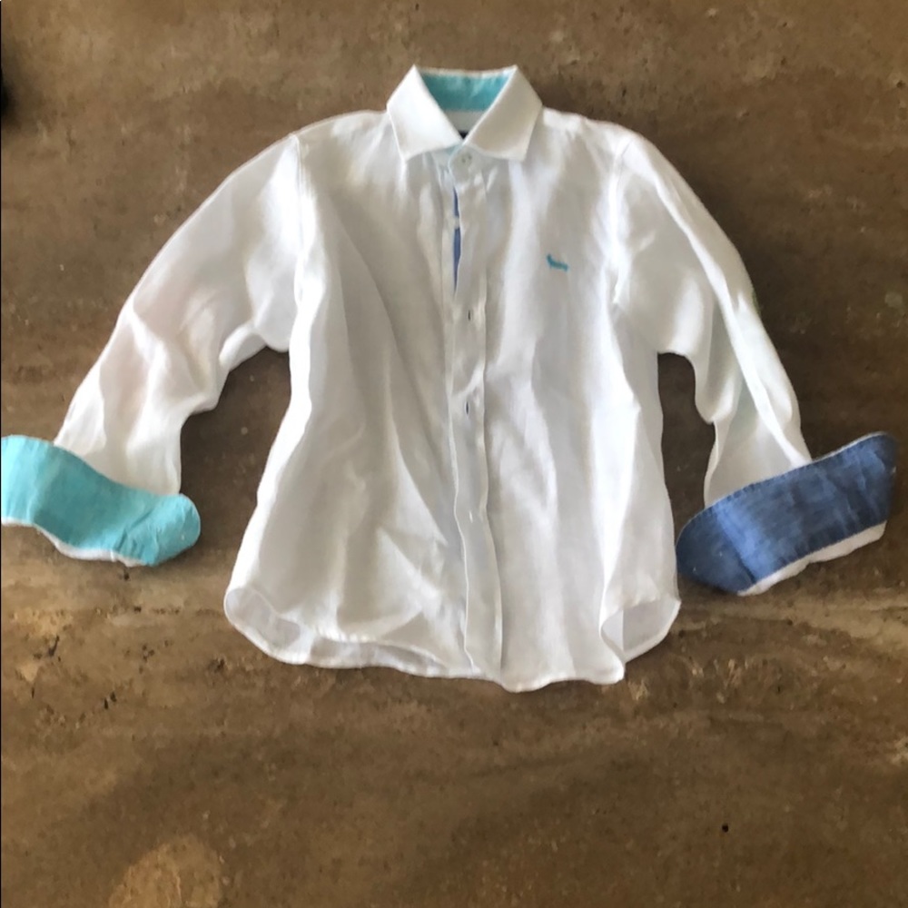 Harmont & Blaine boys linen shirt